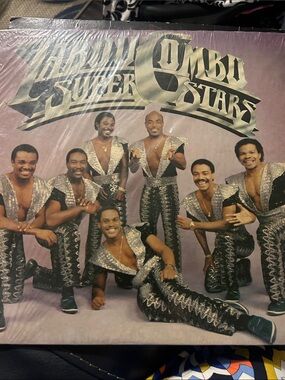 Tabou Combo Super Stars Vinyl Record - Silver & Purple Cover